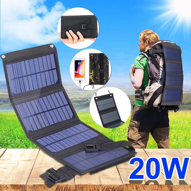 Usb Charger Dynamo - 접이식 태양광 패널 20W 50W 60W