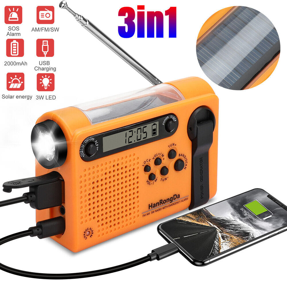 Usb Charger Dynamo - 날씨 비상 라디오 AM/FM/SW 휴대용 태양열
