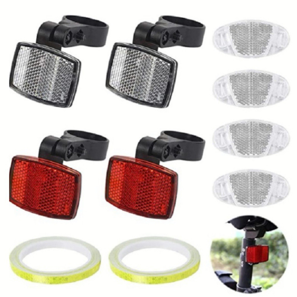 자전거용 브래킷 포함 앞뒤 스포크 반사경 세트, 가시성 - Spoke Reflector Set 리뷰 및 가격