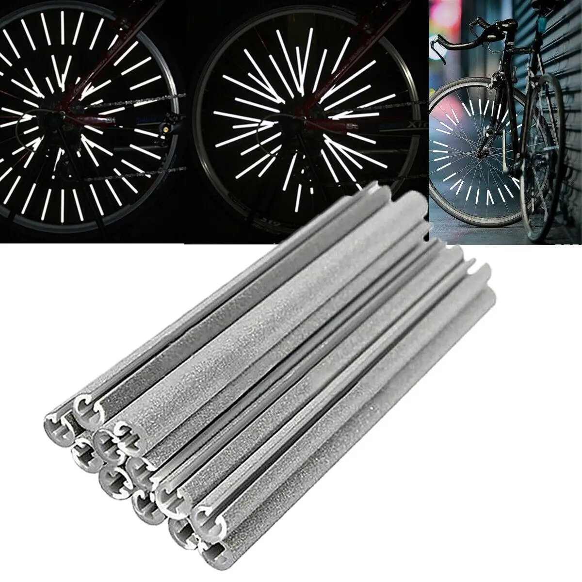 12개/세트 자전거 스포크 ABS 고강도 반사경 스포크 - Spoke Reflector Set 리뷰 및 가격