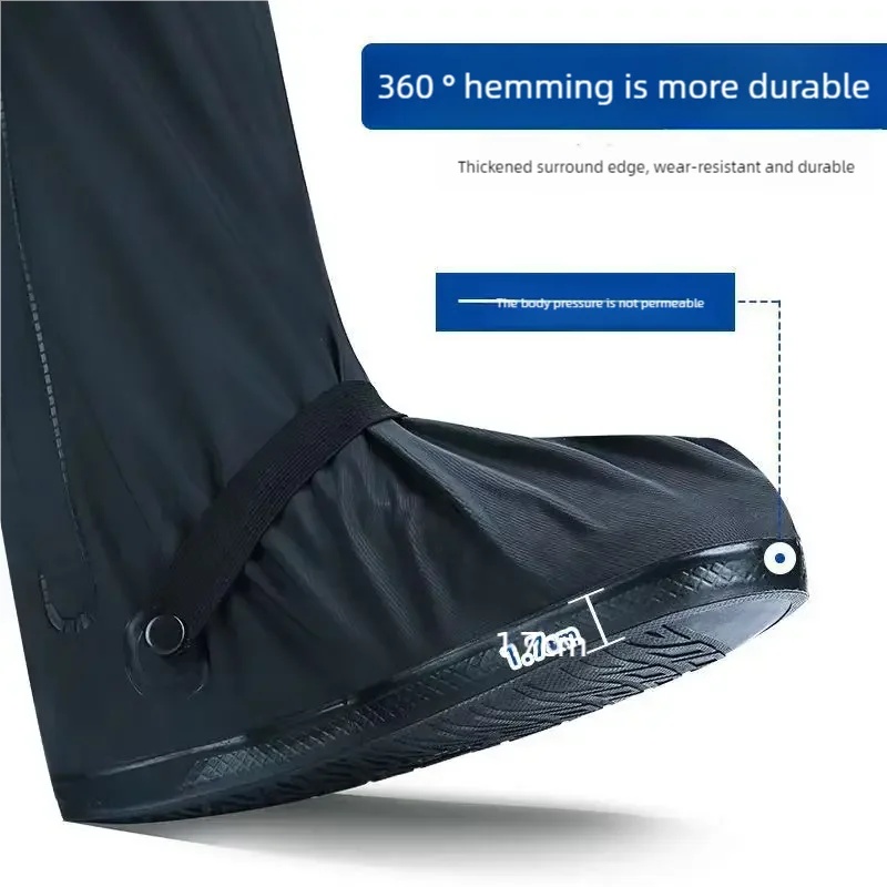 반사 기능이 있는 하이앵클 레인 부츠 커버, 오토바이  - Cycling Shoes For Commute 리뷰 및 가격