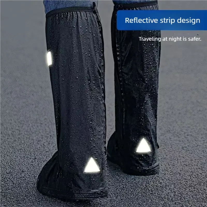 반사 기능이 있는 하이앵클 레인 부츠 커버, 오토바이  - Cycling Shoes For Commute 리뷰 및 가격