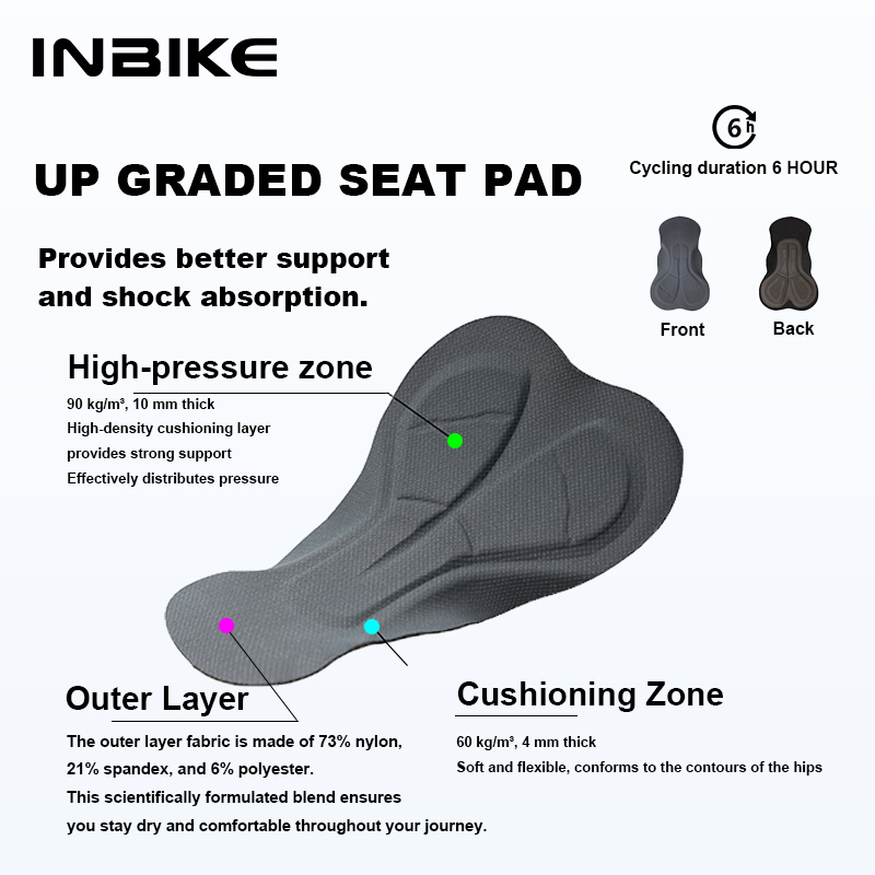 인바이크 여름 사이클링 빕스 남성용 롱 라이딩 패드 자 - Cycling Commuter Trousers 리뷰 및 가격